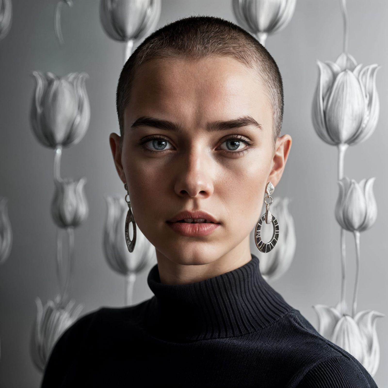 Serene Female Portrait in Fine Art Photography Style