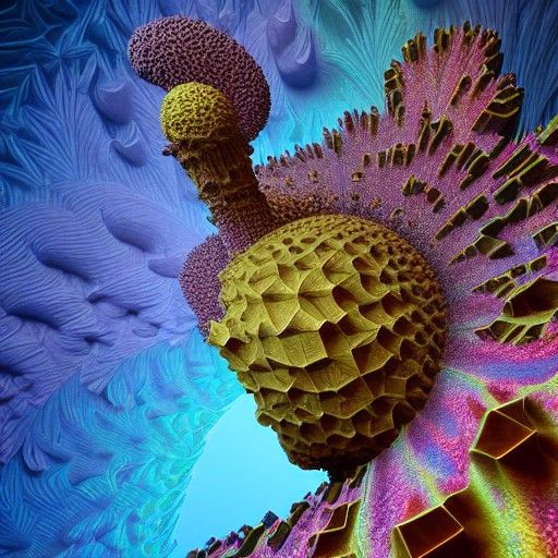 Fractal Fusion: Julia and Mandelbrot Set Sculpture