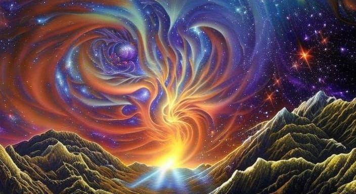 Spectacular Star in Space: Detailed Concept Art