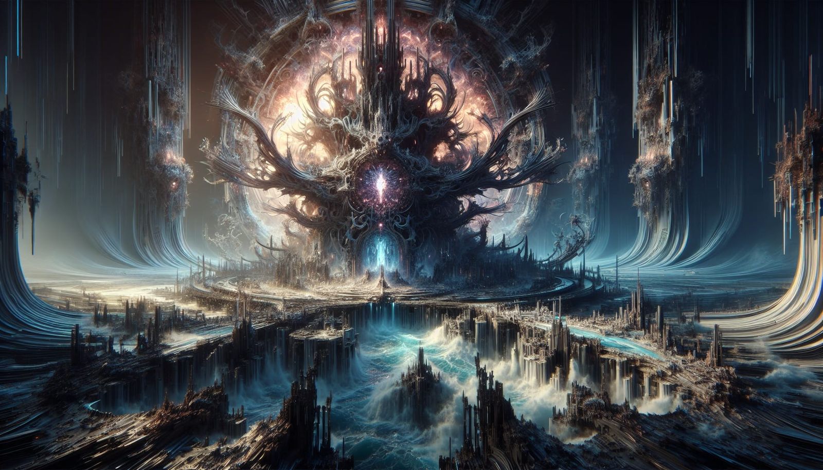 Ethereal Nightmare Realm: Dark Energy Monolith