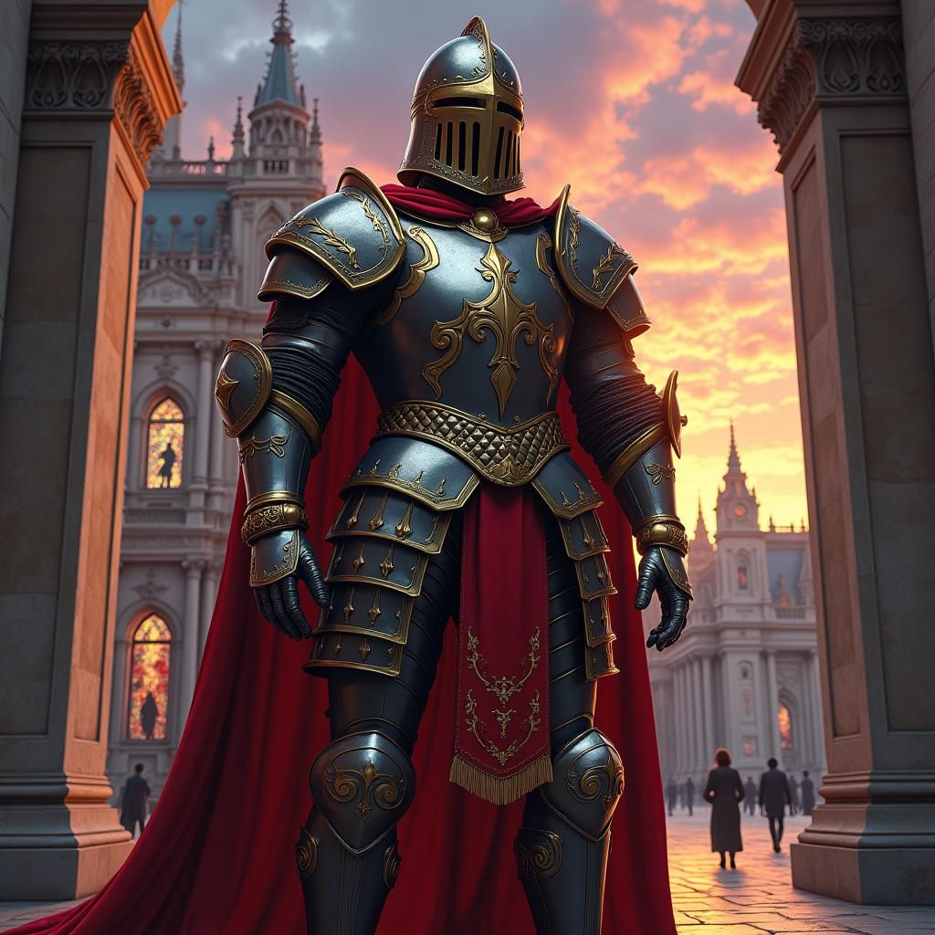 Armored City Guard at Grand City Hall