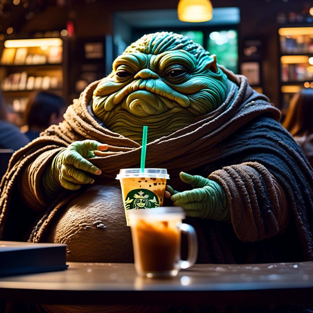 Jabba the Hutt at Starbucks: Hyperreal Iced Coffee