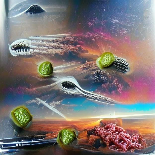 Breakfast of Aliens: An AI Generated Concept
