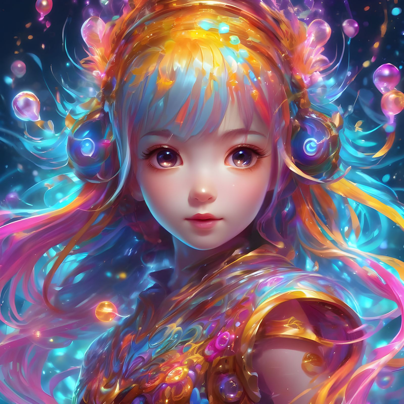 A Girl with Her Music