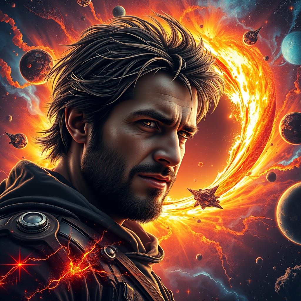 Determined Man Defies Cosmic Forces