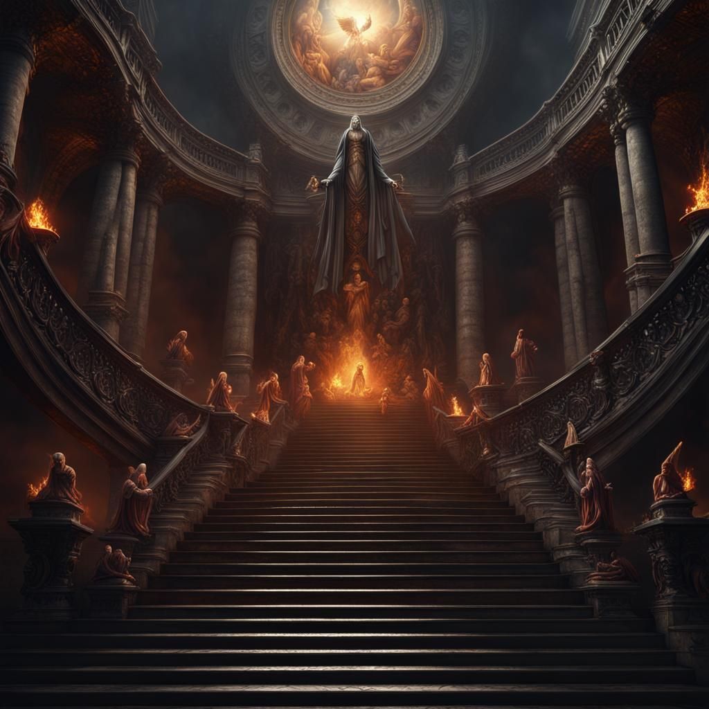 Heaven and Hell Stairway: Epic Battle