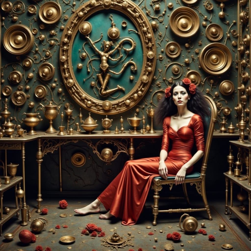 Haunted Eyes: A Moment by the Fire