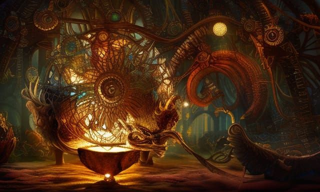 Dramatic Fantasy Manifestation in Elaborate 3D