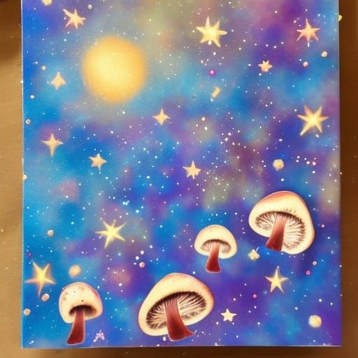 Cosmic Mushrooms with Galaxy and Stars