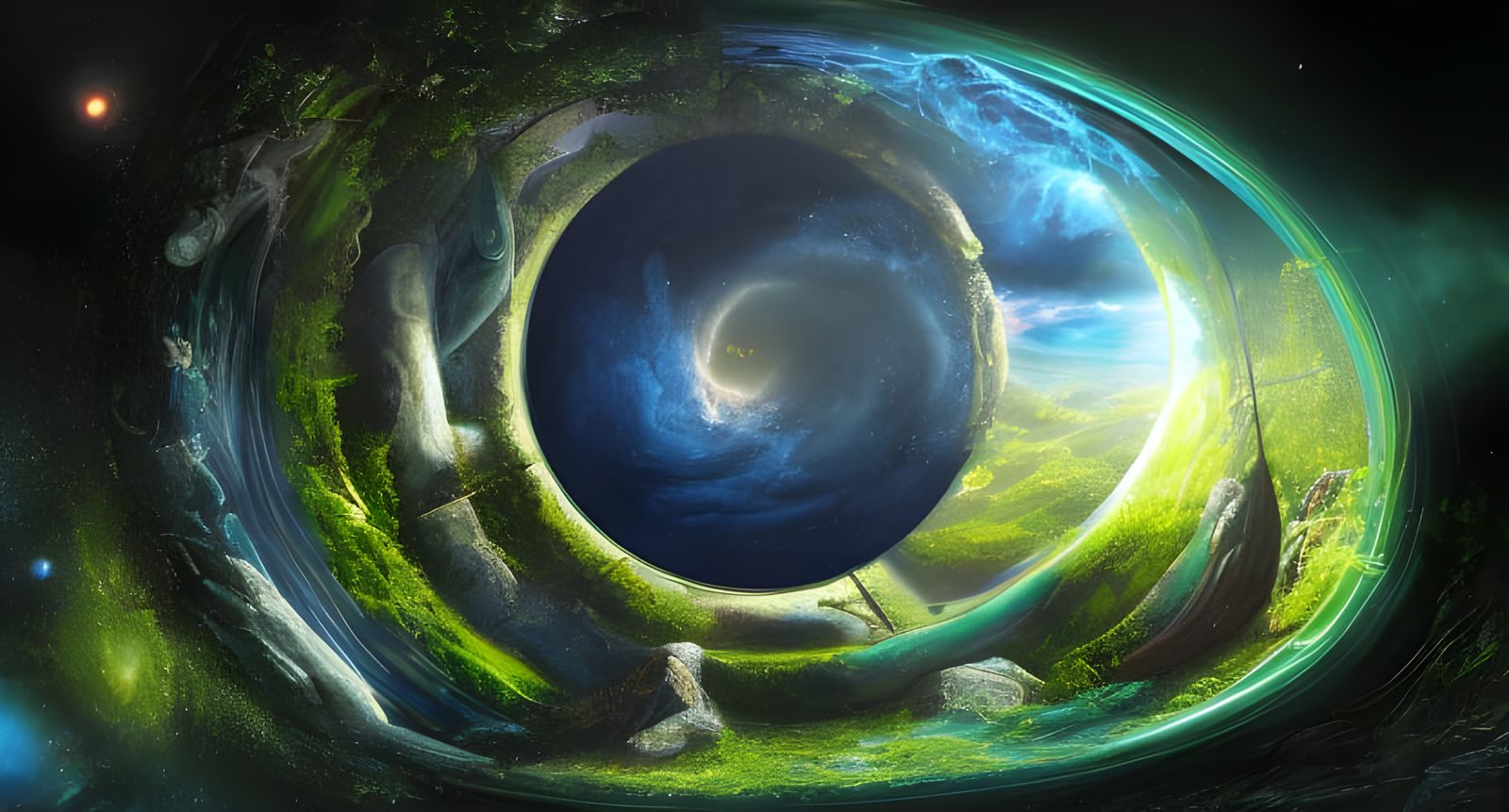 Portal to another dimension