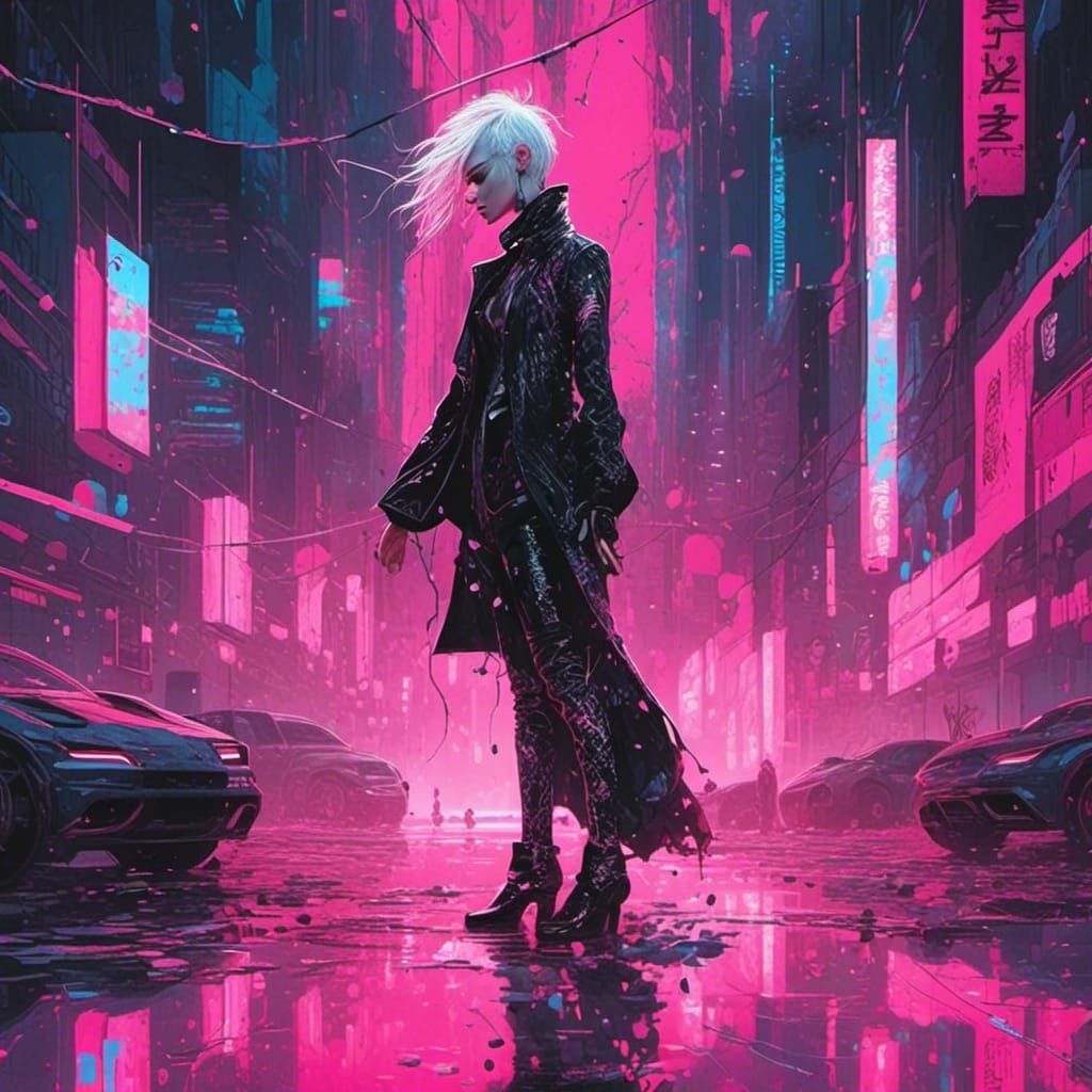 <lora:eye:1.0> fashion chic pink