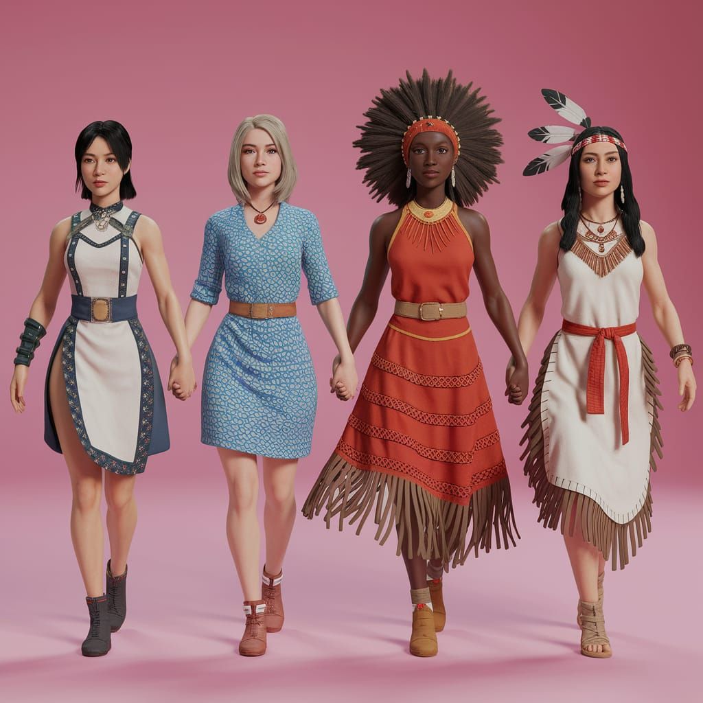 Four Women Unite in Harmony