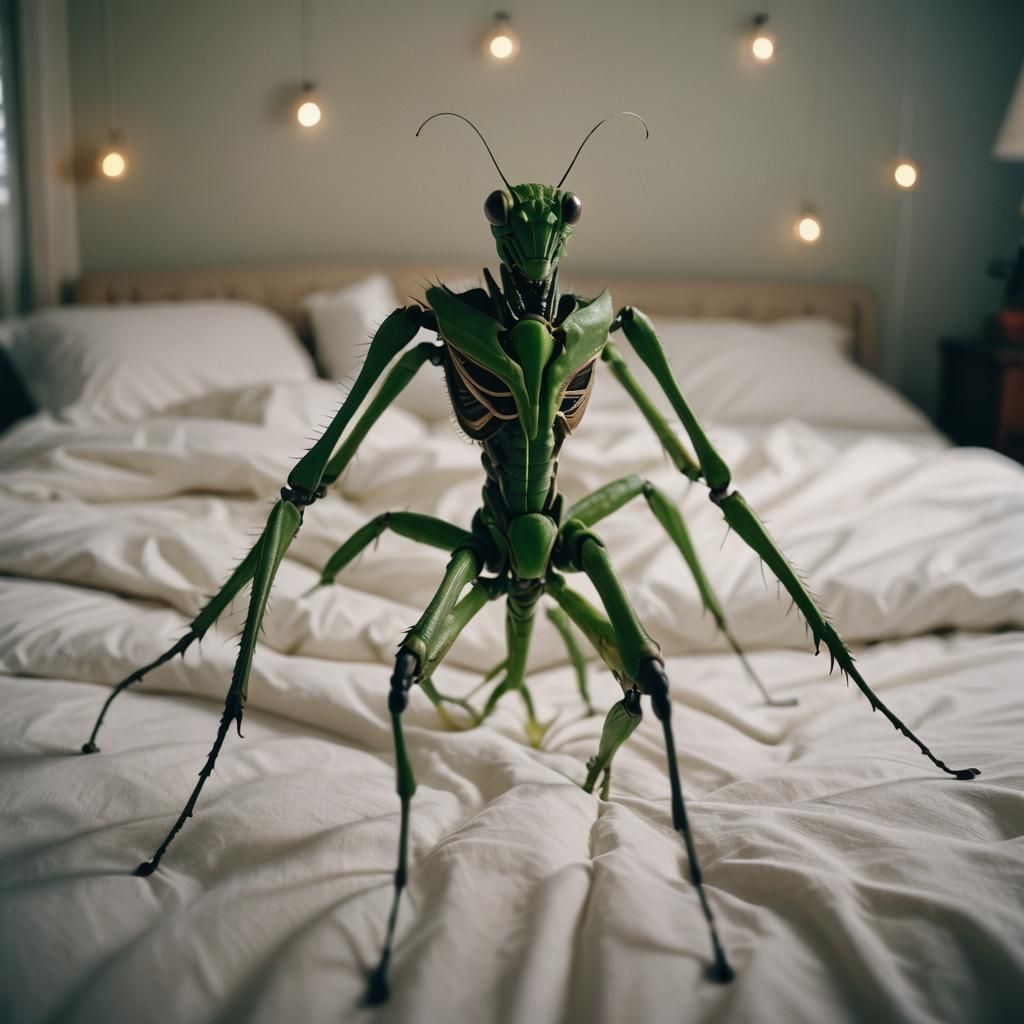 Nightmare Fuel: Mantis Demon in Dream World