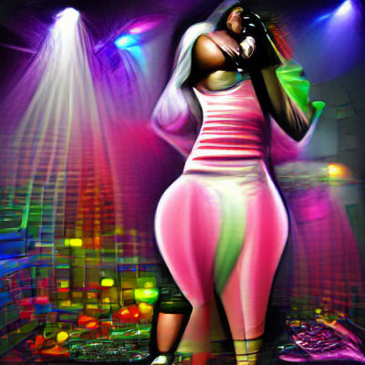 Abstract Expressionist Artwork with Bold Brushstrokes