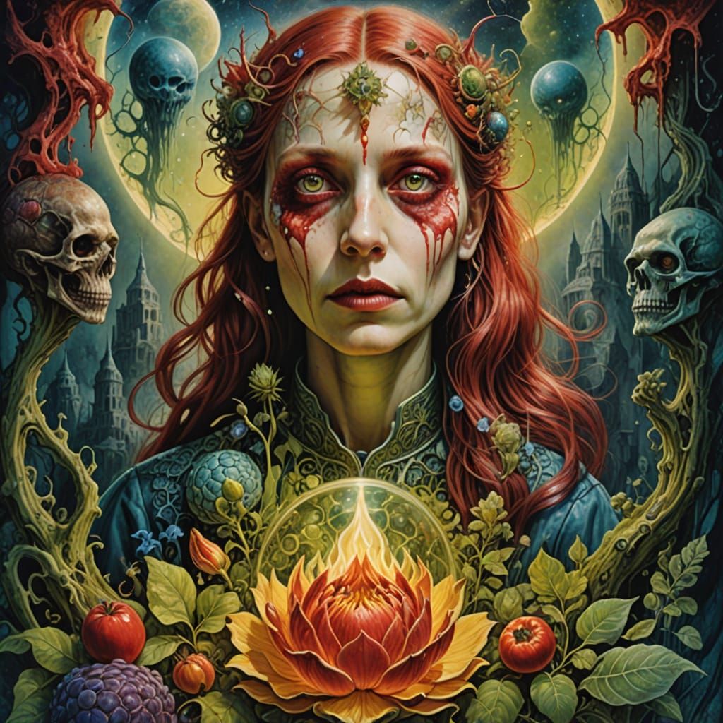 Surrealist Painting in a Dreamlike Aesthetic