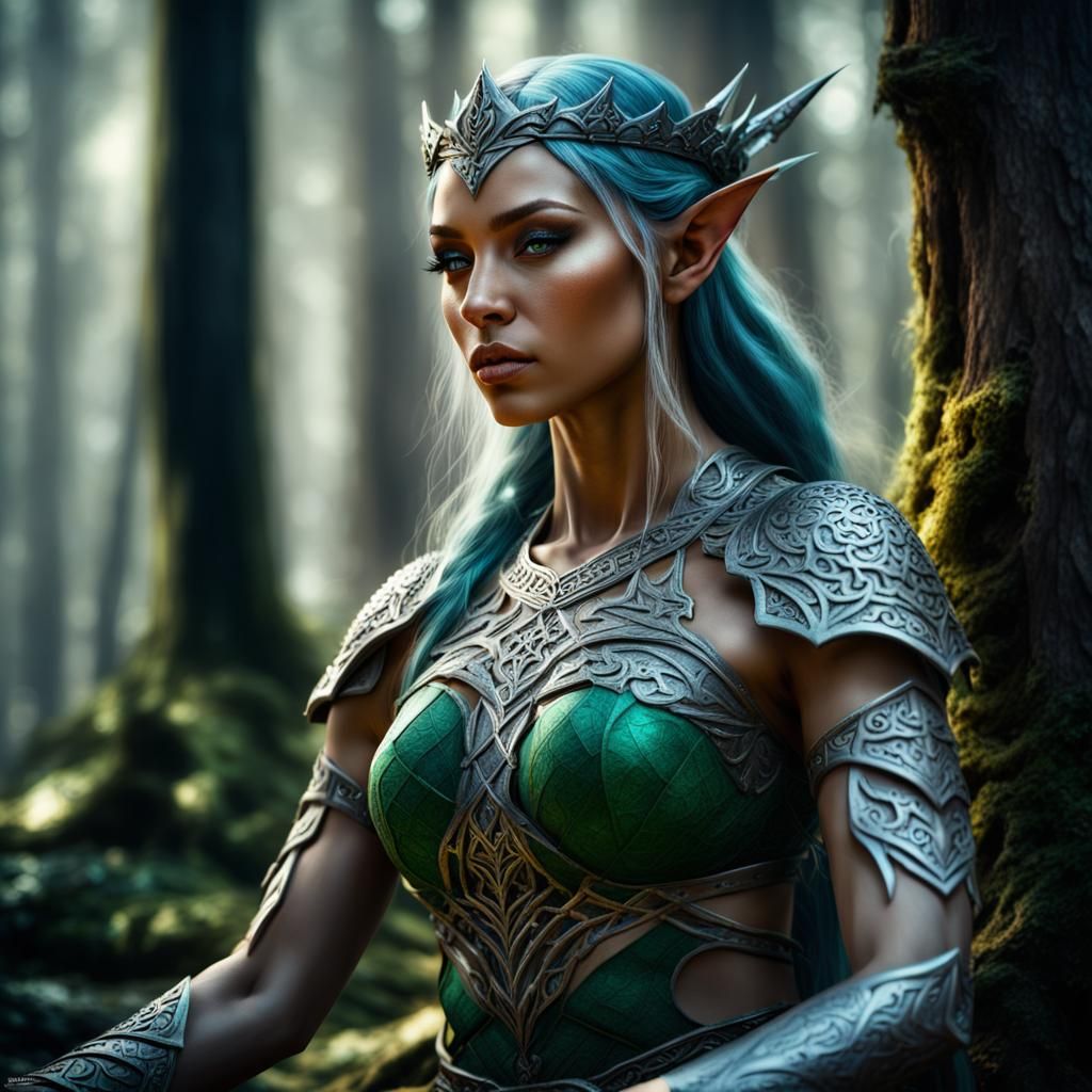 The elven princess reflects