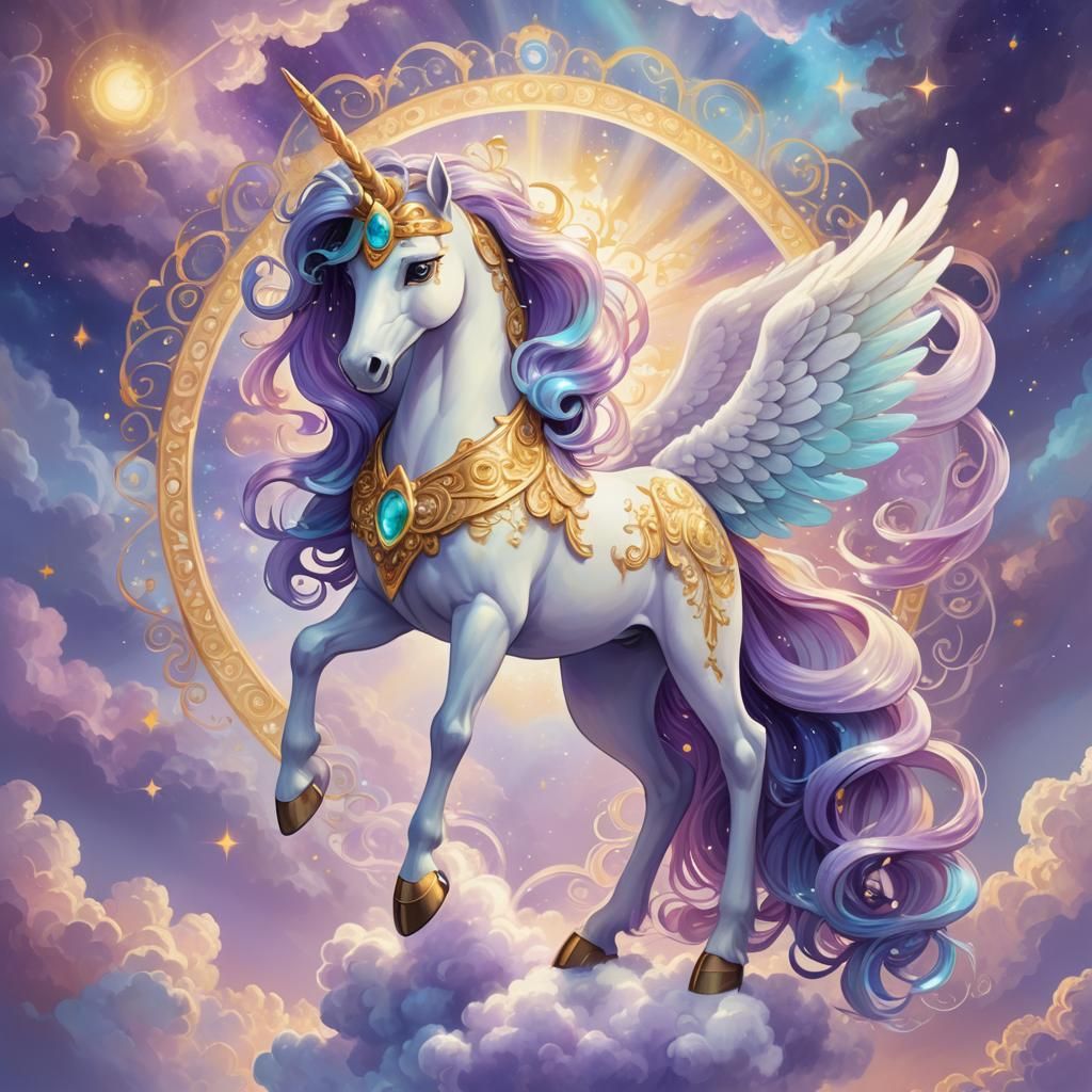 Majestic Pony Princess Celestia in 3D Digital Art