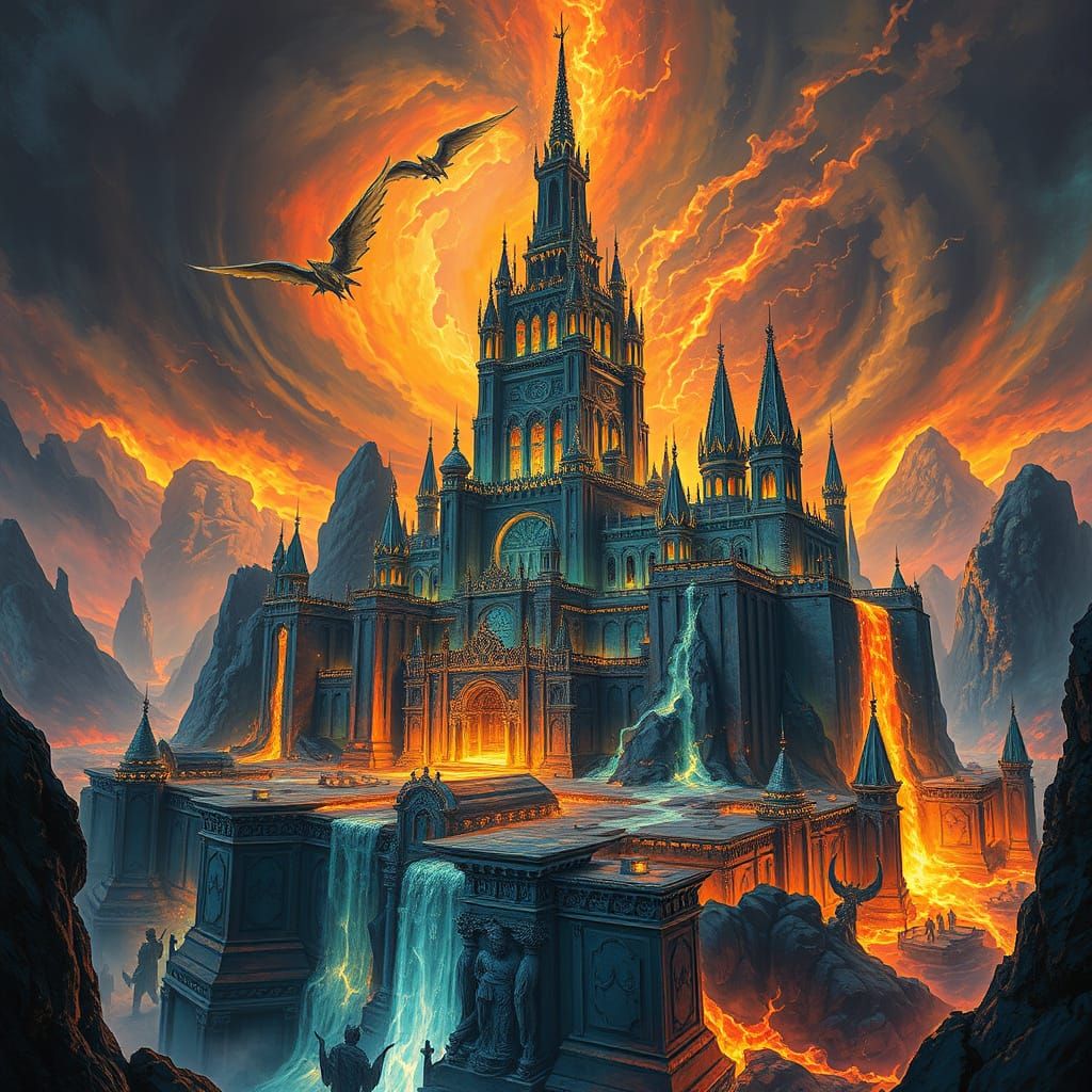 Aelfspire City Melts into Glass During Rift Storm