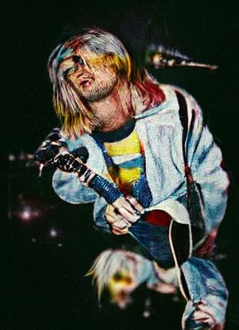 Portrait of Kurt Cobain