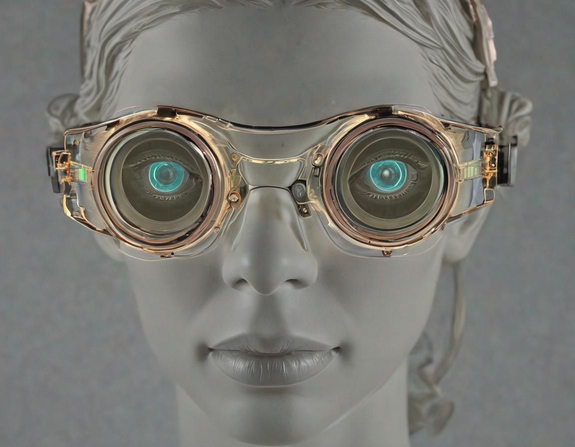 Biopunk Portrait with Magnetic Ray Goggles
