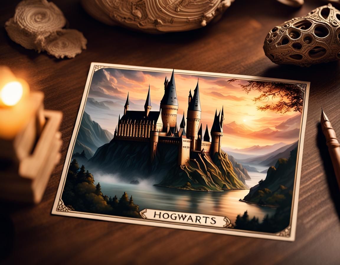 Hogwarts Postcard