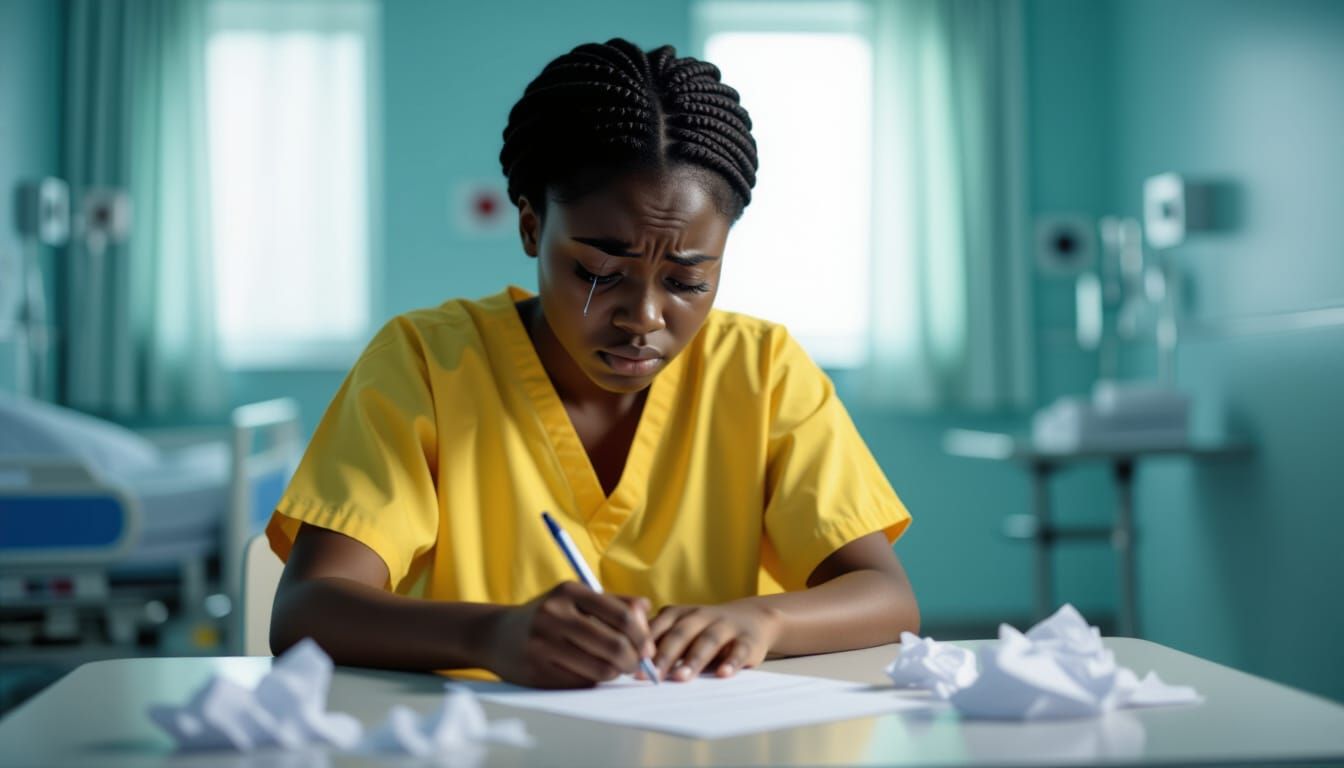 Nigerian Girl's Sorrowful Hospital Letter