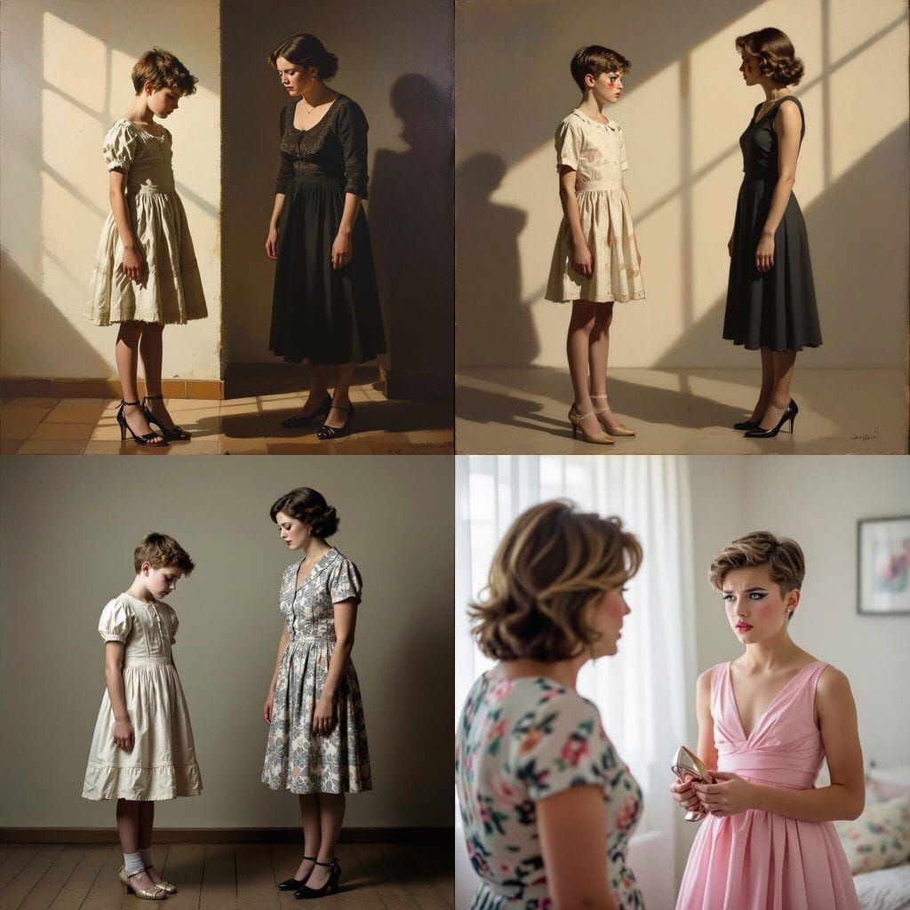 Teenager Caught Crossdressing, Mother's Anger, Son's Shame