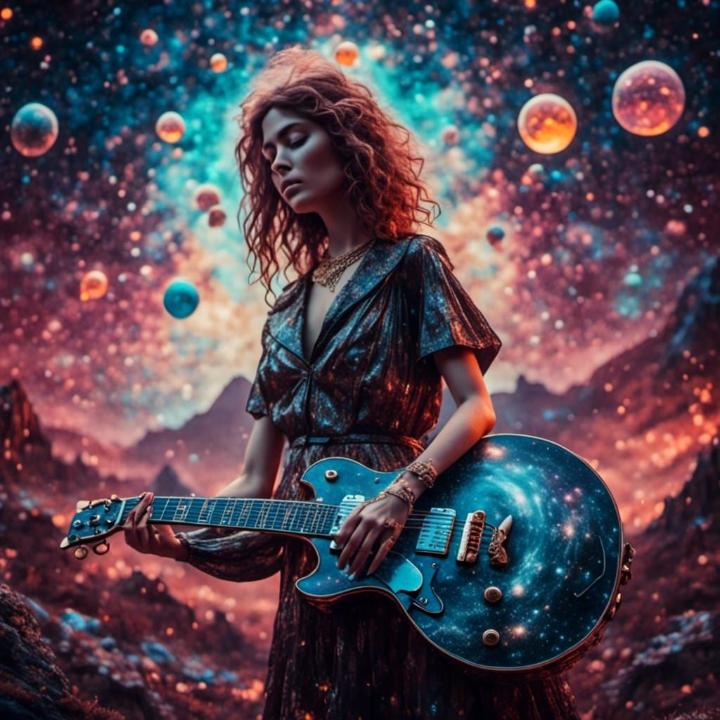 Holographic Alien Abduction of a Gibson Les Paul