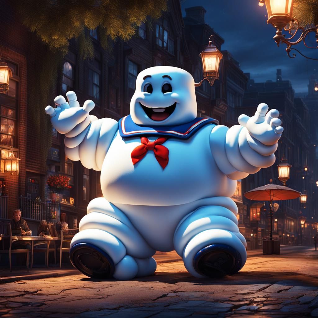 Stay Puft and Michelin Man on a Date