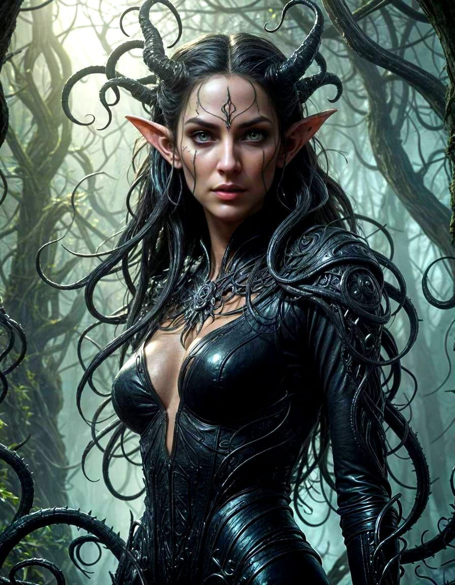 Eldritch Elf: Dark Fantasy Masterpiece in Unreal Engine