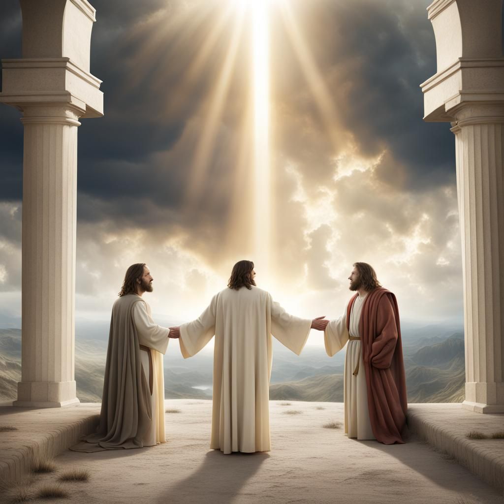 Meeting Jesus in Heaven: Detailed Matte Painting