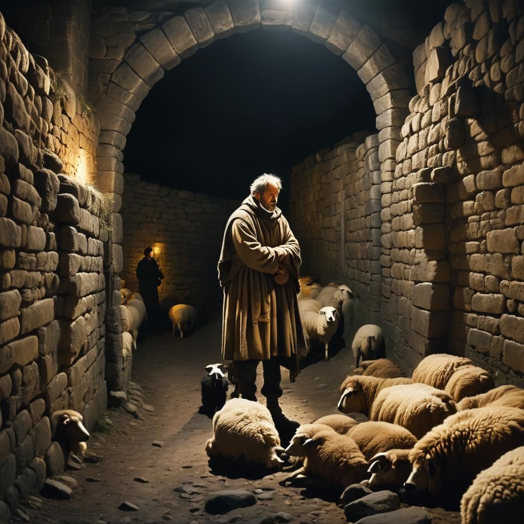 A Shepherd's Vigil in the Shadows of Faith