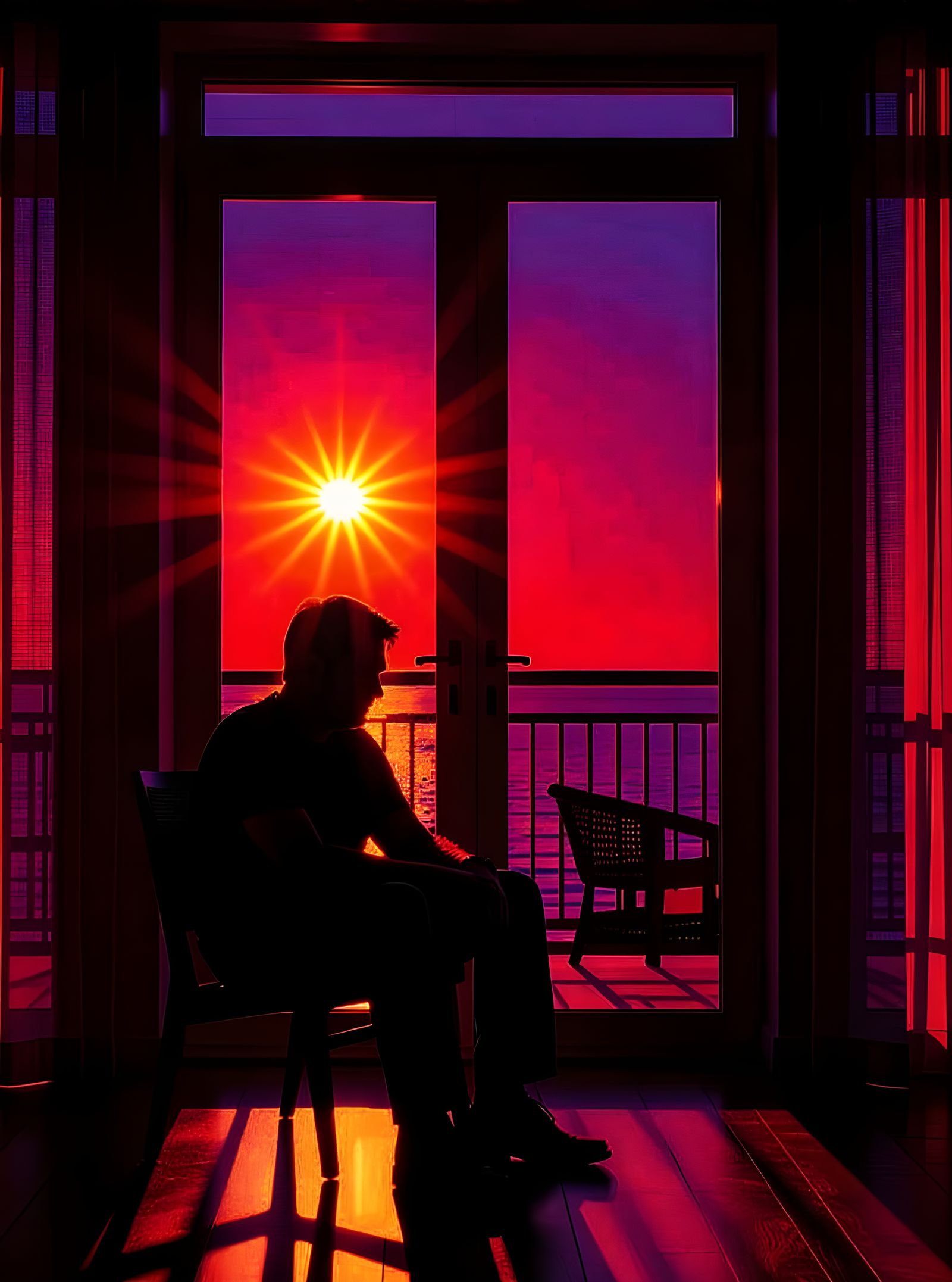 Surreal Scene Inspired by Michel Gondry's Style