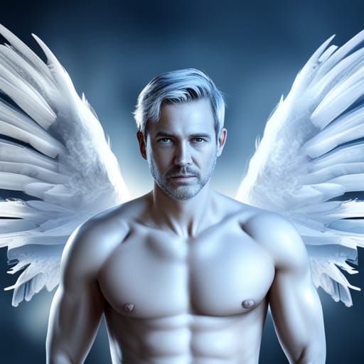 Photorealistic Handsome Angel
