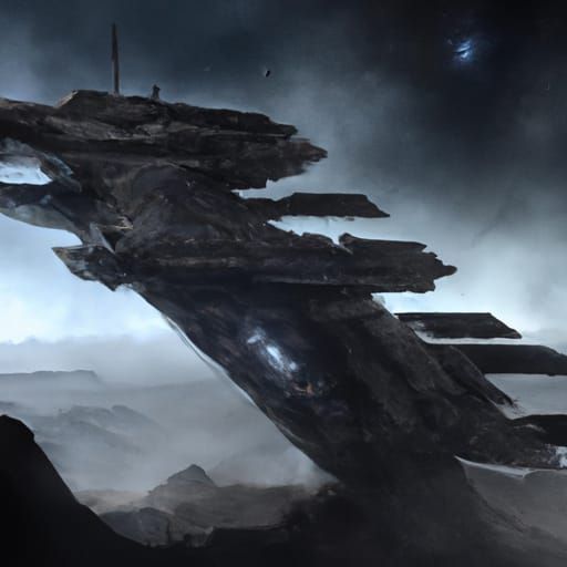 Epic Executor-Class Star Destroyer in Digital Matte Painting