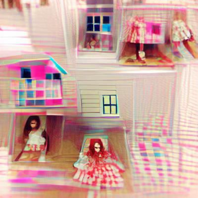 Detailed Dollhouse Interior
