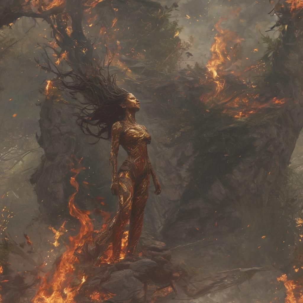 "Inferno of Hope: Rising from the Ashes"