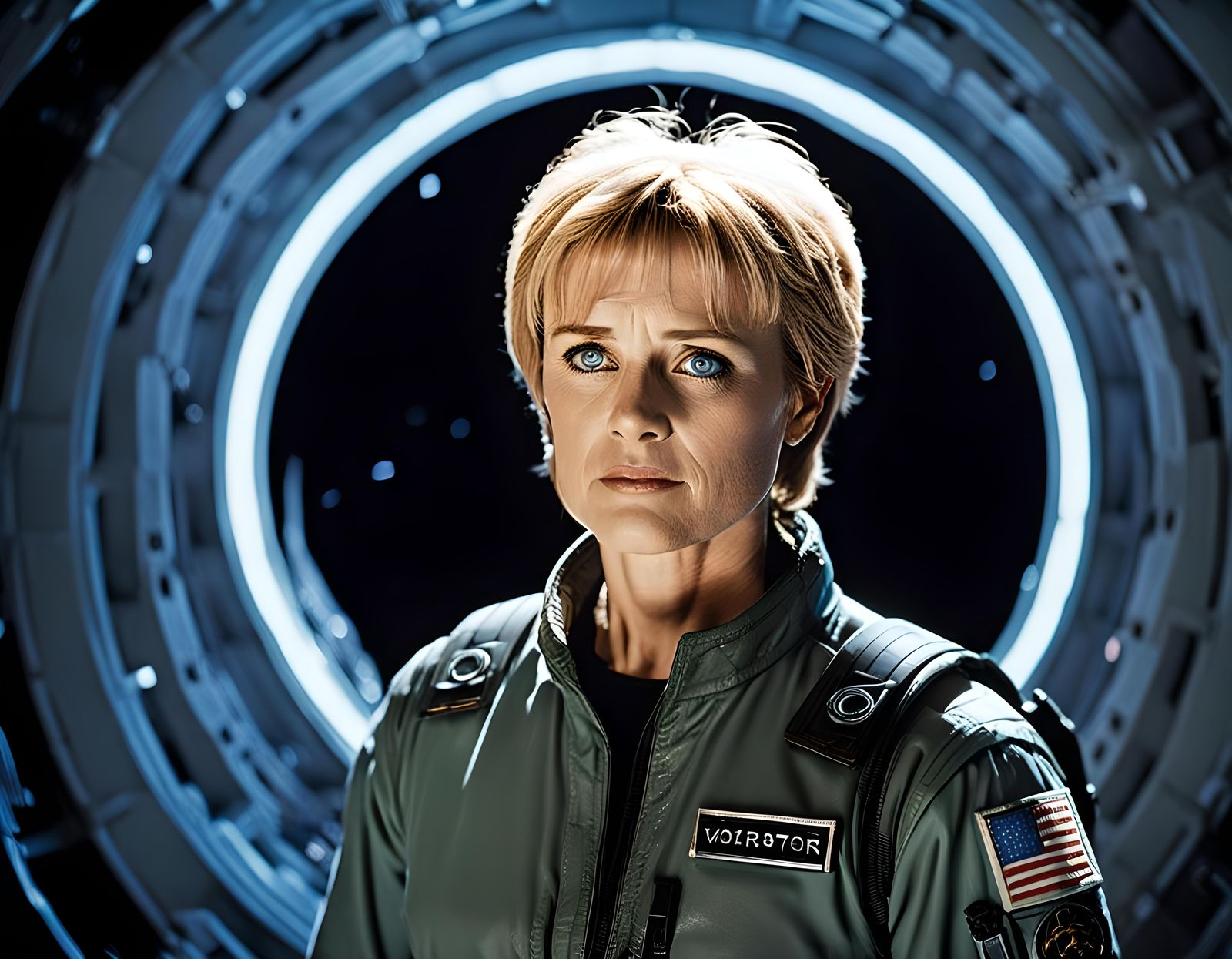 Samantha Carter Stargate Scene: Cinematic Film Still