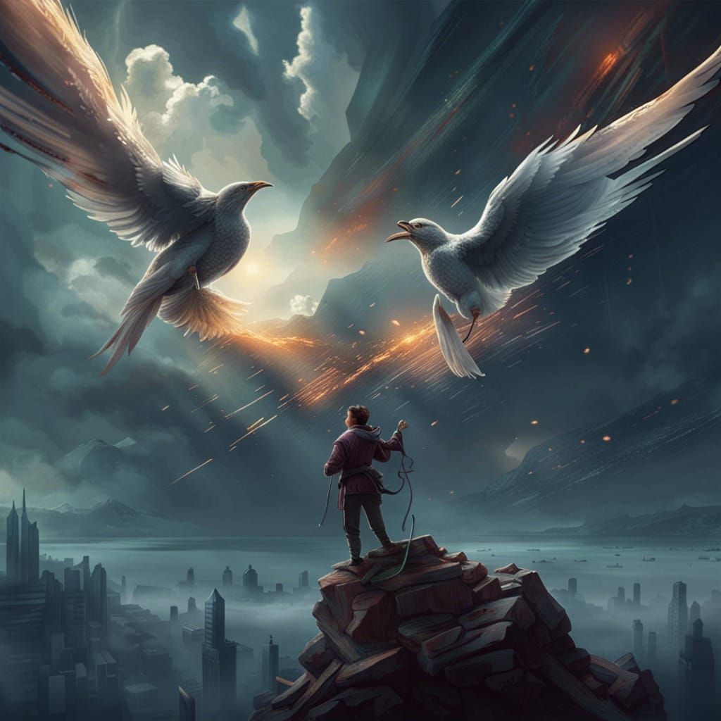 Cinematic Dreamscape of Hope and Unity