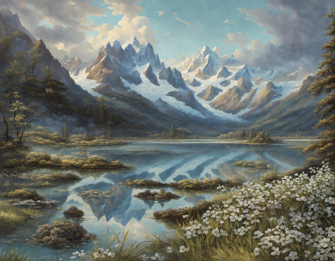 Crystal Alaska Rococo Masterpiece