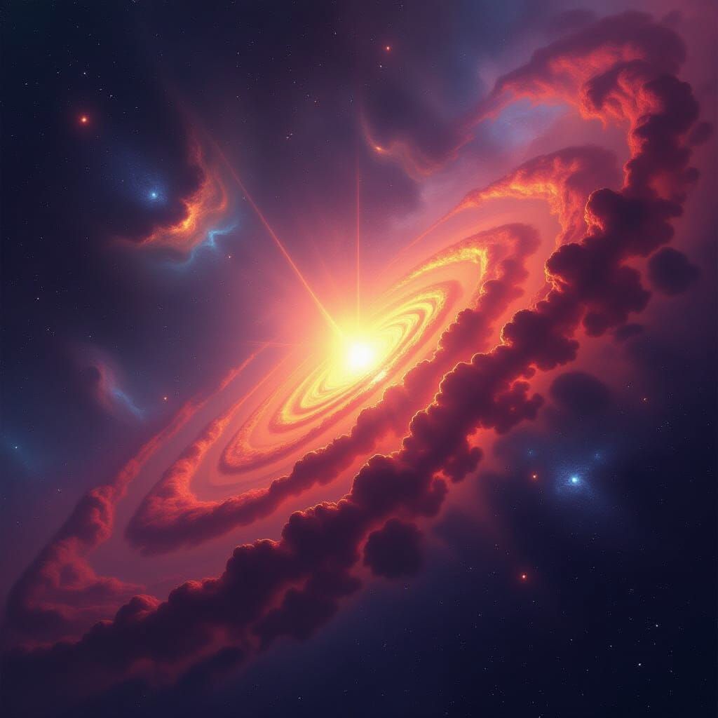 Dwarf Star in Cosmic Art Style