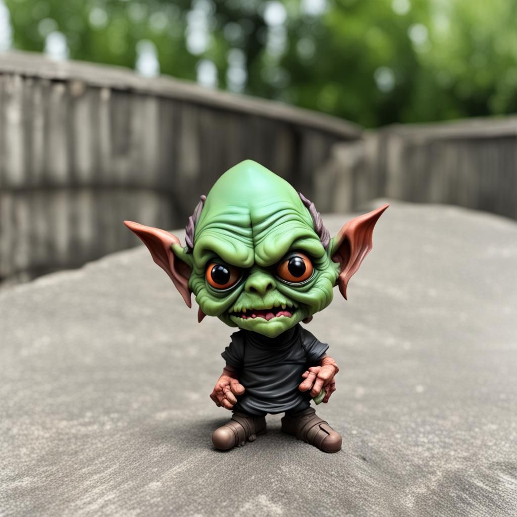Chibi Trash Goblin Bobblehead Figurine