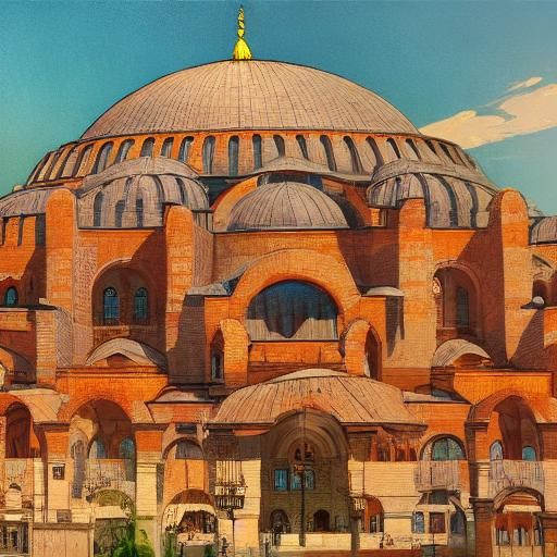 Hagia Sophia: Byzantine Architecture in Unreal Engine Style