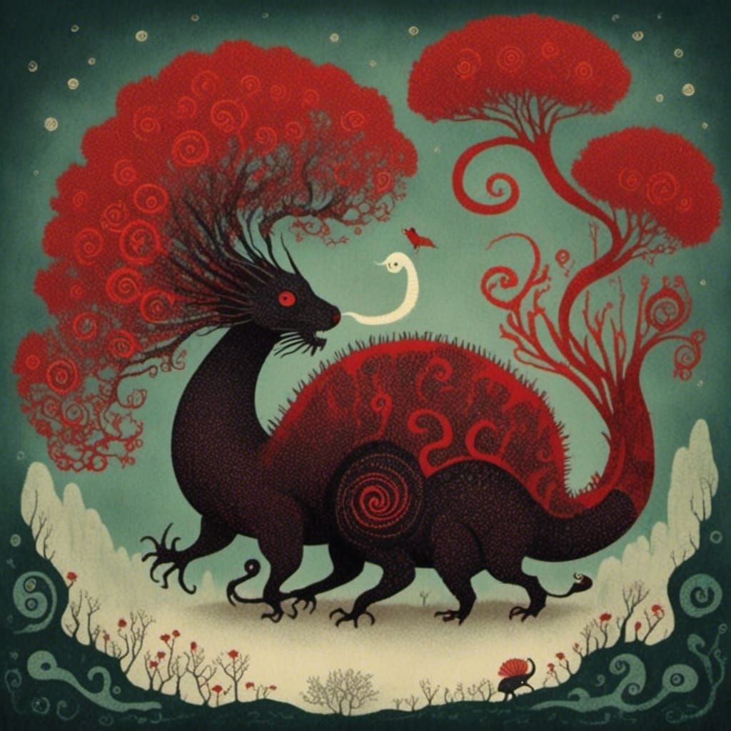 Majestic Chinese Dragon in Traditional Style