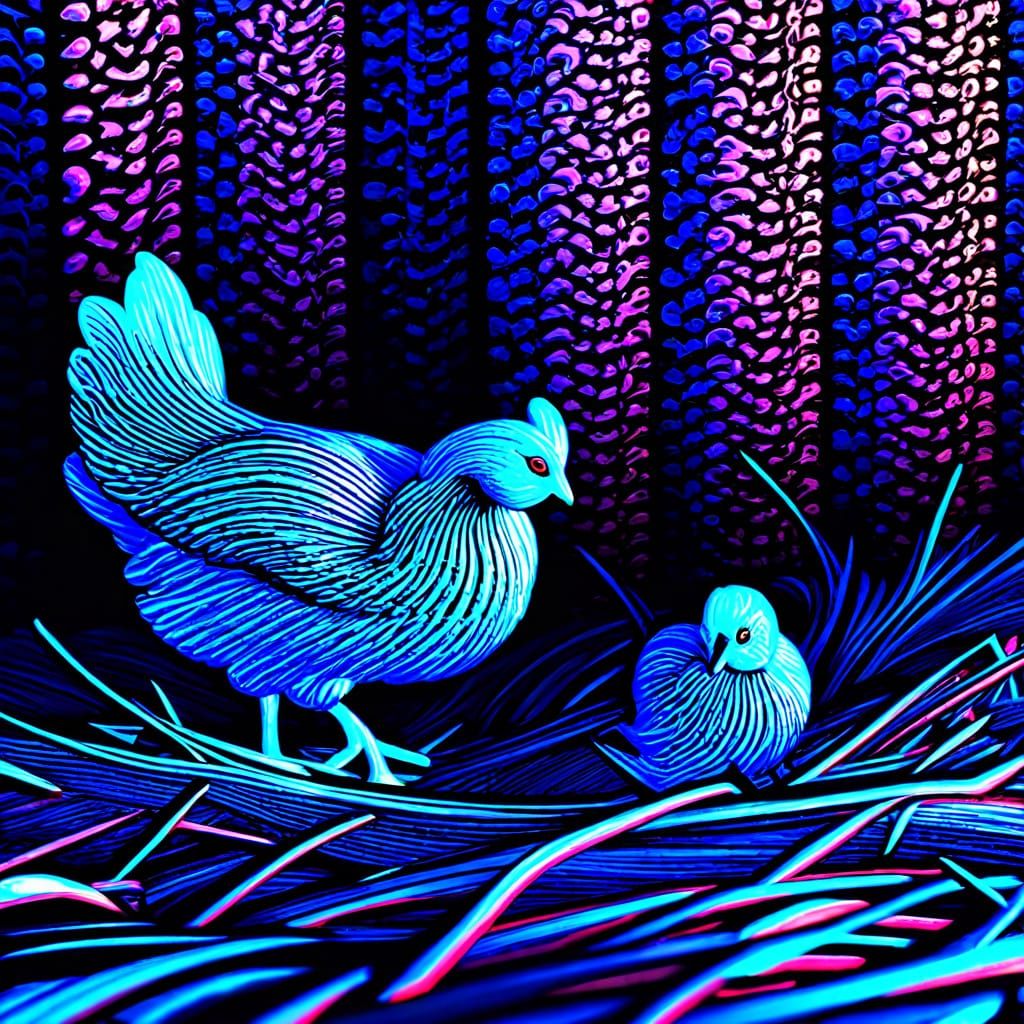 Surreal Fractal Dreamscapes in Vibrant Iridescent Hues