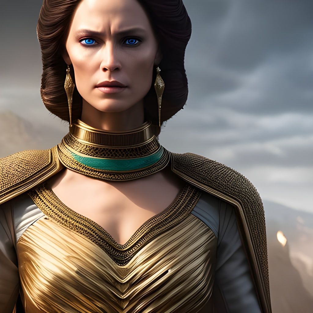 Bene Gesserit Lady Jessica Portrait in Digital Art