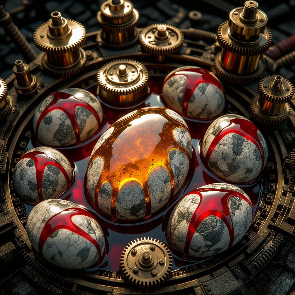 Blood and Honey Steampunk Engine Cinematic Still