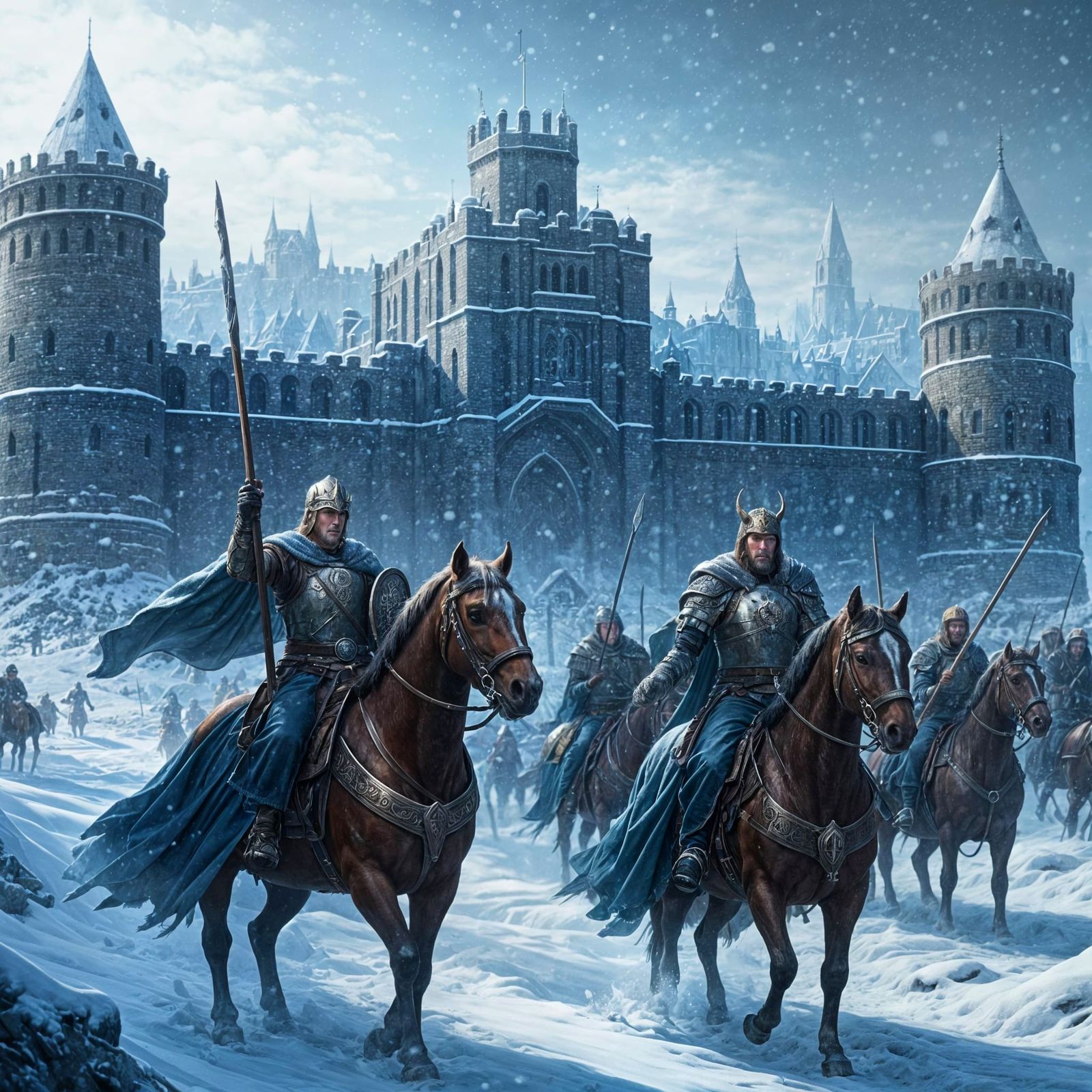 Knights of the Winter King Ride Out to Defend Their Monarch ...