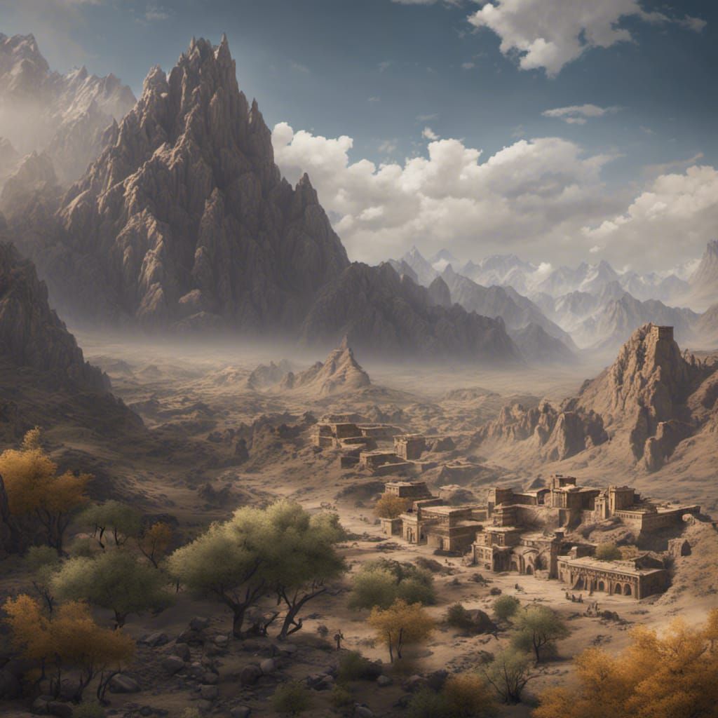Fantastical Afghanistan Concept Art in Unreal Engine 5