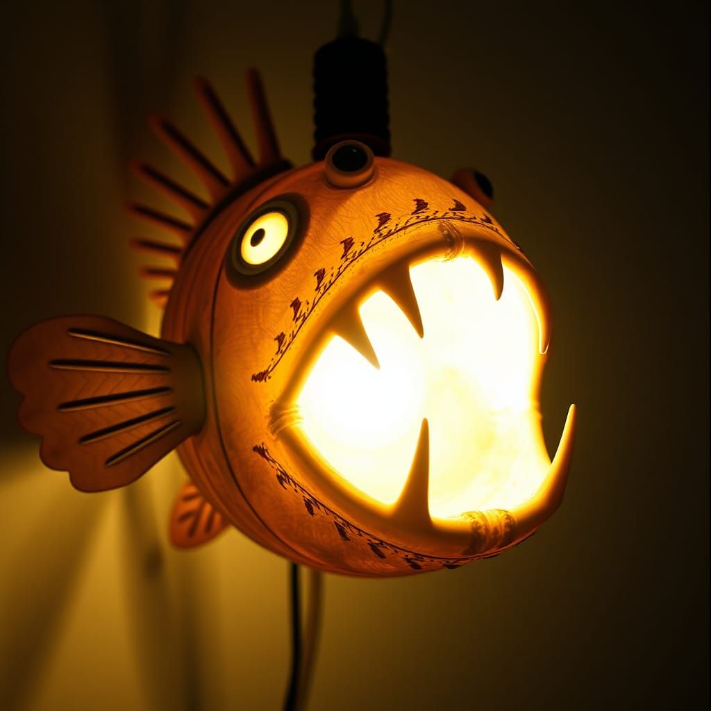 Anglerfish Lamp: Cinematic Lighting and Artisan Detail